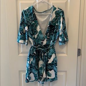 Floral/tropical Romper